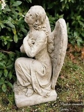 Stone Praying Angel Statue
