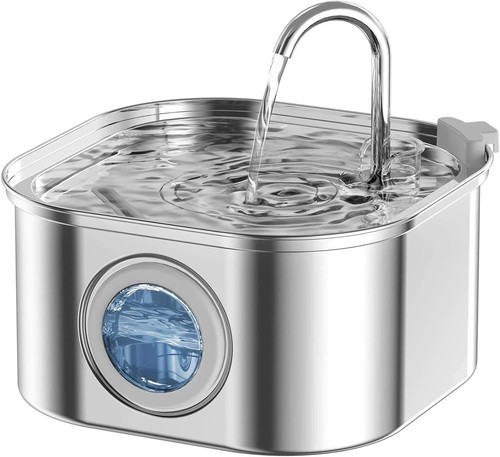 Stainless steel pet water - 3.2l,