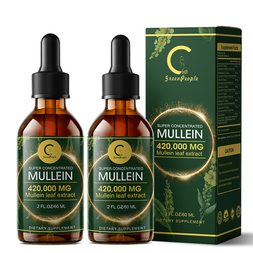 Pack mullein drops for lungs - mullein,