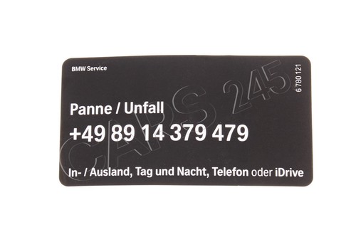 Genuine bmw mini info plate - mini,