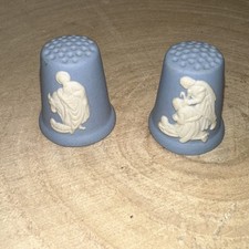 1987 WEDGWOOD Pair Of Jasper