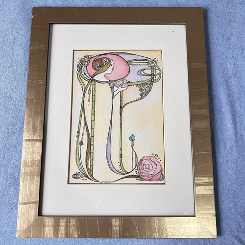 Vintage art nouveau woman - nouveau,