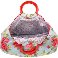 Cath Kidston Floral Craft Tote Knitting Sewing Bag VGC Cotton Lined Fabric