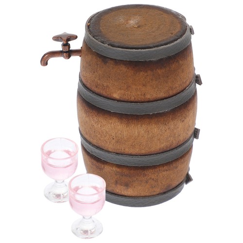 Mini house wooden beer barrel - wooden,