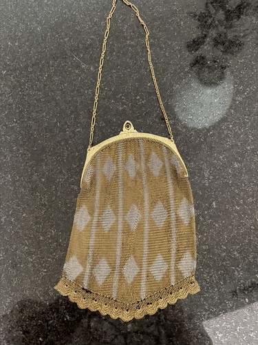 Vintage antique mesh bag