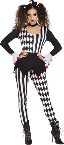 Halloween ladies jester - halloween,
