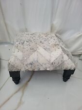 Vintage STOOL Footstool Wooden-L 39 x H 22 x D 39cm
