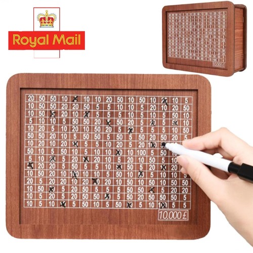 Cash vault wooden savings box - vault,