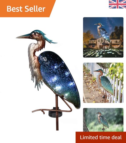 Elegant solar blue heron - solar,