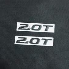 2x Black Glossy 2.0T Metal