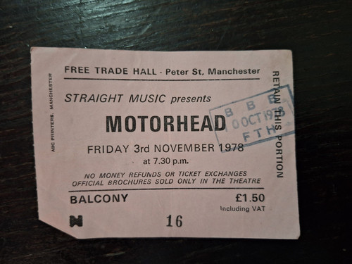 Motorhead manchester free - motorhead,