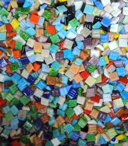1kg mosaic glass - 1kg,