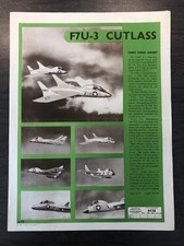 Aircraft Recognition Warning Poster - 1955 - Chance Vought - Cutlass - No 6438