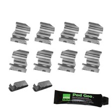 Front brake pad fitting - pad, kit