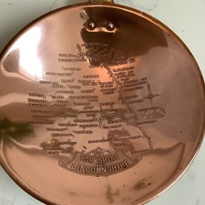 Wall Art Copper Brass Wood Pan