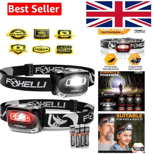 Pack led head torches for - head,