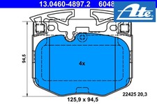 FRONT BRAKE PADS SET LEFT &