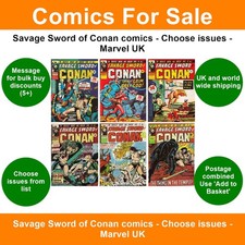 Savage Sword of Conan comics -