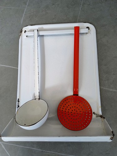 Vintage enamelled wall - vintage,