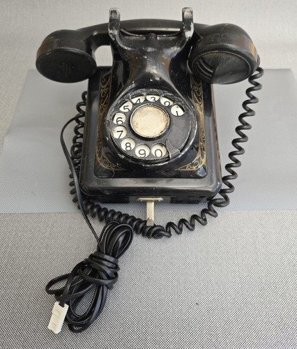 Vintage belgian wall telephone - vintage,