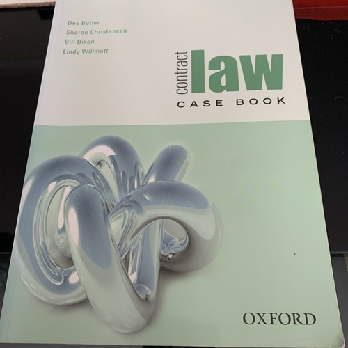 Contract law case - law, book