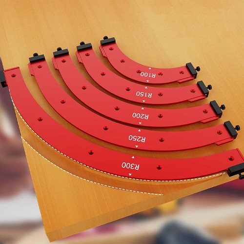 Arc radius angle - angle, router