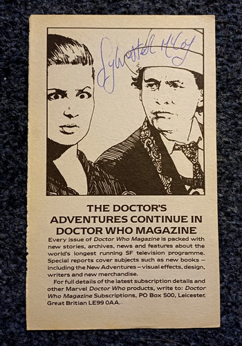 Doctor who magazine advert - doctor,