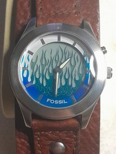 vintage fossil big tic watch