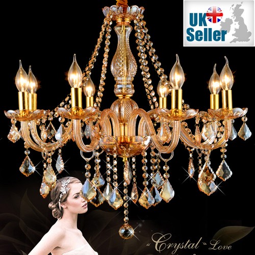 Genuine crystal chandelier - k9,
