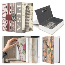 Book Safe Storage Box with Lock Dictionary Secret Cash Money Hidden Box Security