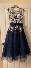 navy bridesmaid dress size 10