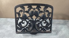 Vintage Cast Iron Book Stand