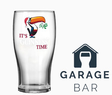 Single Guinness Christmas Toucan Beer Glass Pint 20oz Brand New