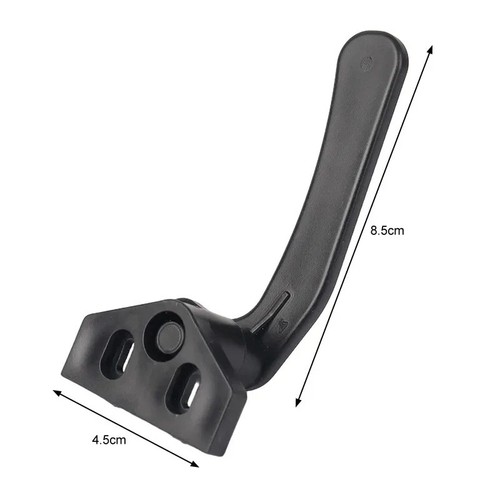 Window black lever latch lock - black,