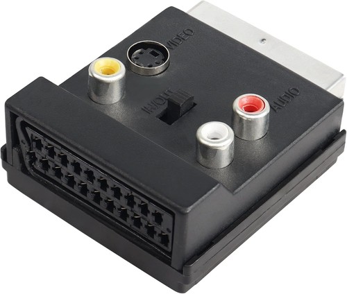 Scart rca video adapter - to, s-video