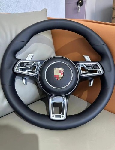 Porsche leather steering wheel - steering,