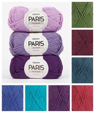 Drops PARIS Yarn - Aran / Worsted Weight 100% Cotton Wool Knitting Crochet 50gr