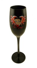 Betty Boop flute wine glasses
