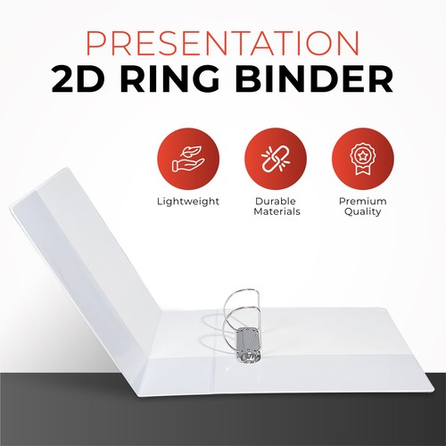White presentation ring - presentation,