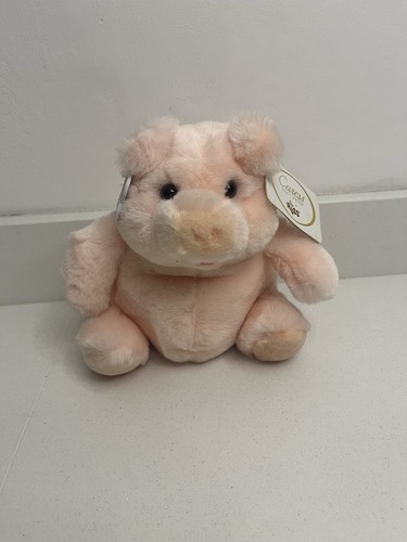 Russ berrie vintage plush - russ, pig