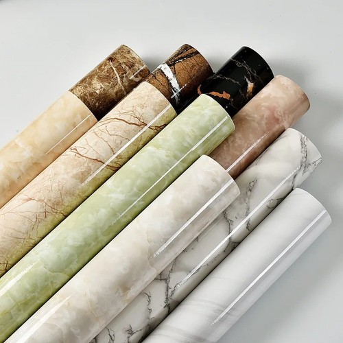 Pvc marble wallpaper - pvc,