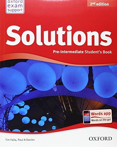 Solutions pre intermediate - solutions:, pre-intermediate