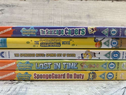 Spongebob squarepants dvds - 5,