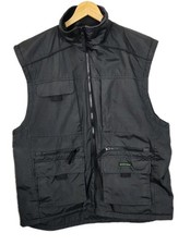 Fortress Body Warmer  Multi Pockets Gilet Vest Fishing Black Size XL