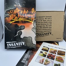 INSANITY Total Body Workout Program 10 Discs + 3 DVD Set + Inserts By Shaun T