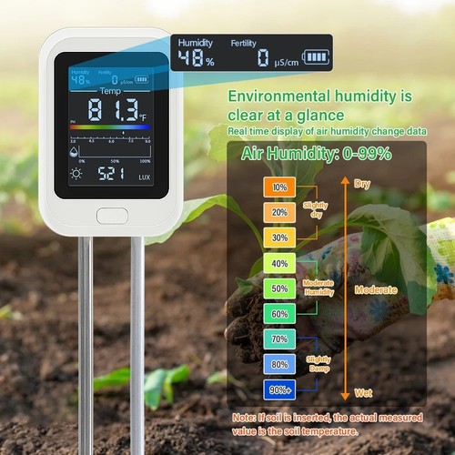Rechargeable 1 soil - rechargeable, 6-in-1
