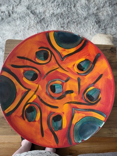 Poole pottery charger 42cm - pottery,