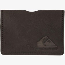 Quiksilver Mens Brackman Multiple Slot Card Holder Wallet - Black