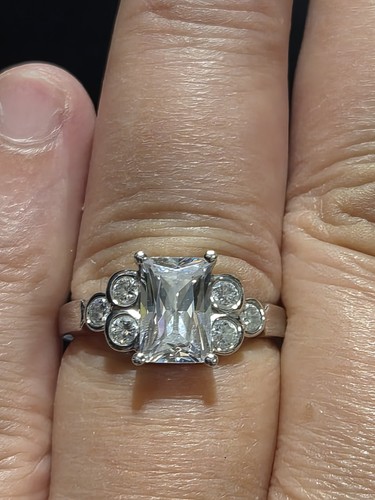 Qvc diamonique ring size - qvc,
