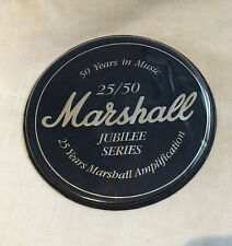 Genuine MARSHALL coaster Jubilee Series amp 25 years amplification guitar RARE